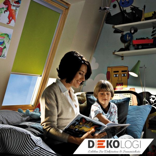 Velux Verdunkelungsrollo Manuell in grün