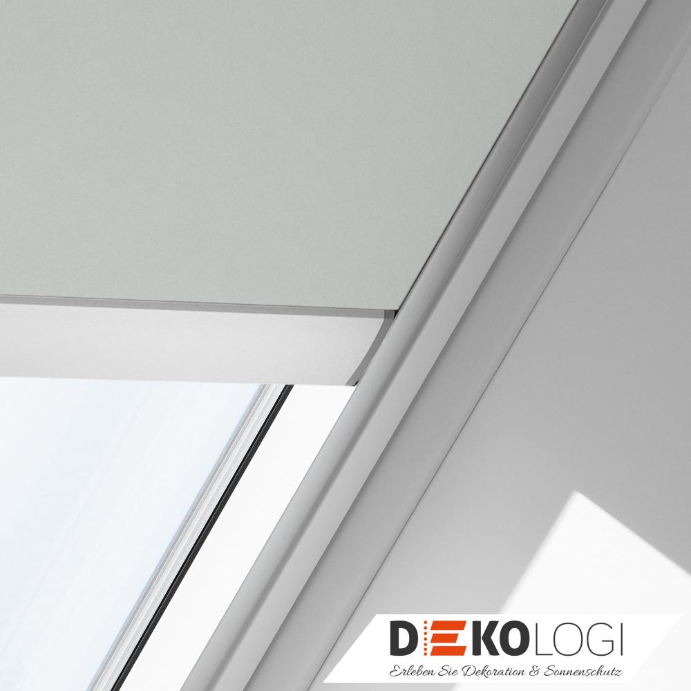 Elektro Verdunkelungsrollo für Dachfenster weiß