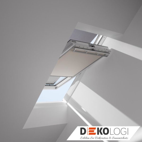 Dachfenster Vorteils Set DOP Rollo beige und Markise schwarz