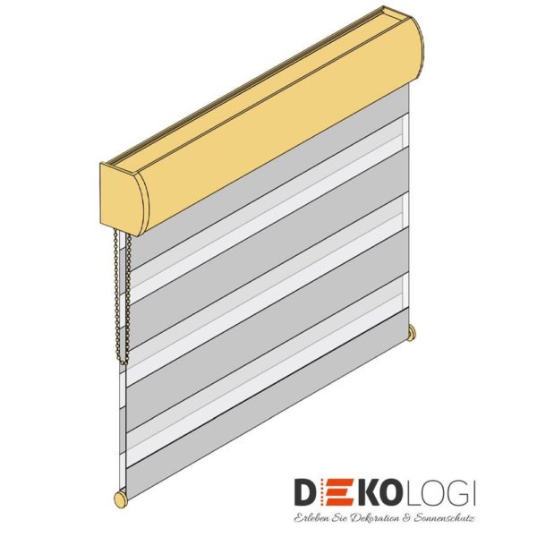 Doppelrollo mit Blende als Produktbild