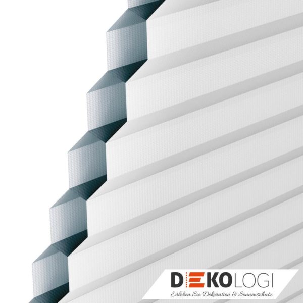 Querschnitt Velux Wabenplissee DuoLine grau