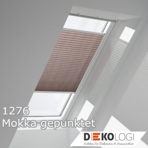 1276 Mokka gepunktet Velux Faltstore FHL