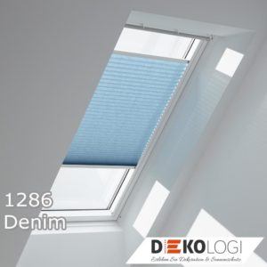 Dachfenster Faltstore Dekor 1286 Denim