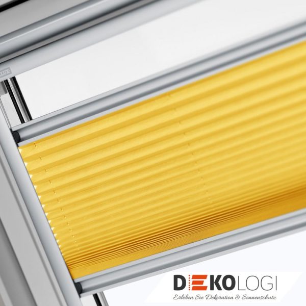 Velux Faltstore Plissee FHL gelb