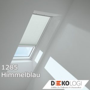 Velux Plissee Dekor 1285 Himmelblau