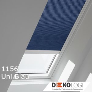 Original Velux DuoLine Waben Faltstore 1156 Uni Blau