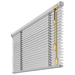 Piktogramm Maß Aluminium Jalousie