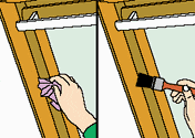 Pflege Tipps zum streichen von Velux Fenstern