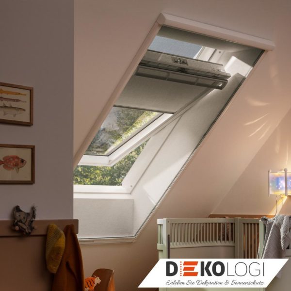 Velux Insektenschutzrollo ZIL Netz grau