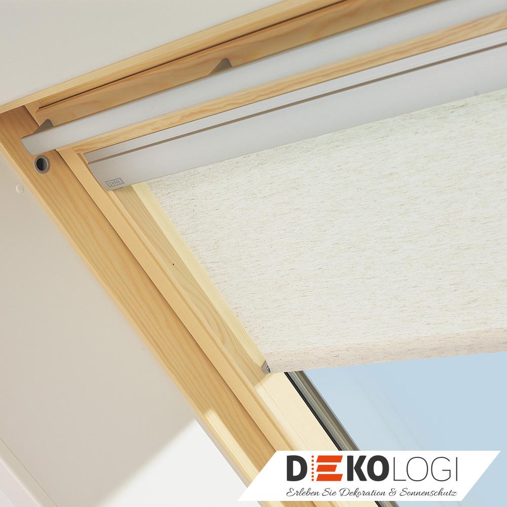 Velux Sichtschutzrollo Haltekrallen RHL in beige 1086