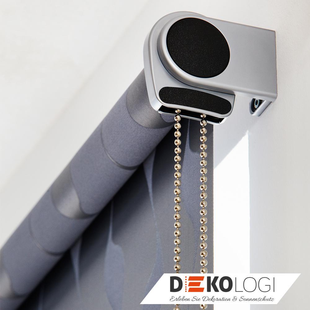 Design Kettenzugrollo nach Maß in grau in Hamburg