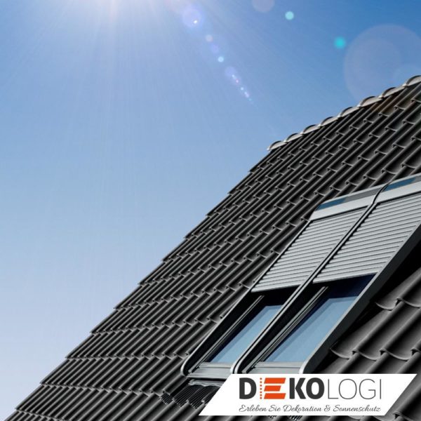 Markisen Hitzeschutz bei blauen Himmel