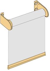 Elektrischer Sonnenschutz mit Träger Aufnahme