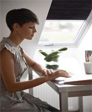 Verdunkelungsplissees für Büro & Schlafzimmer