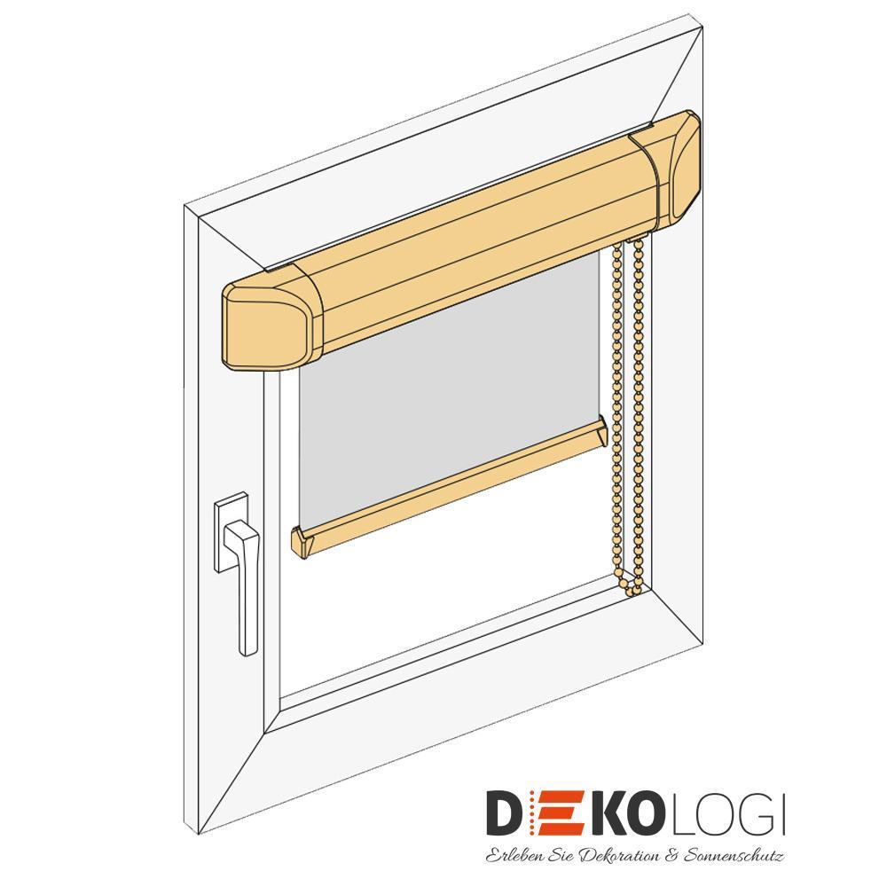 Glasleistenrollo nach Maß zum kleben