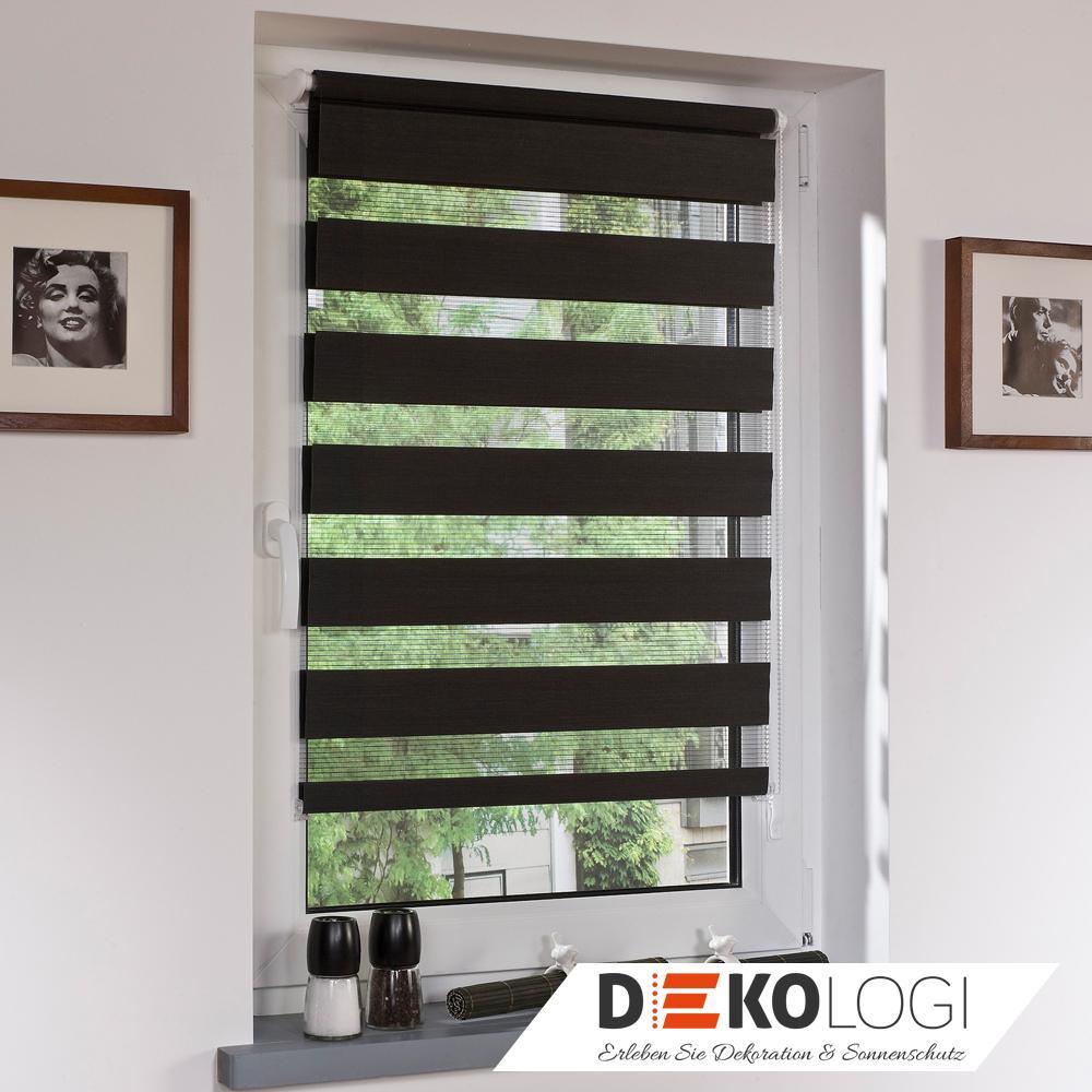 Doppelrollo Mini Duo Doppelrollos zum klemmen Fest Maß