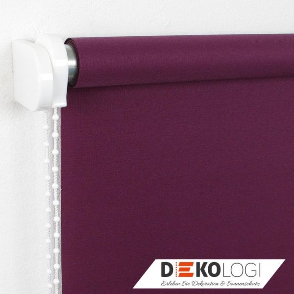 Fertig Seitenzugrollo lila 1 zum einhängen