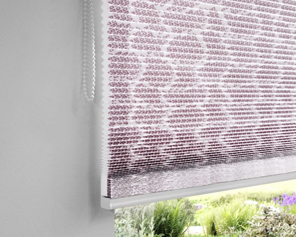 Waben Dekor lila mit Mustern