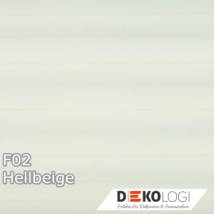 F02 Hellbeige Rollo Original Faltstore ZFA