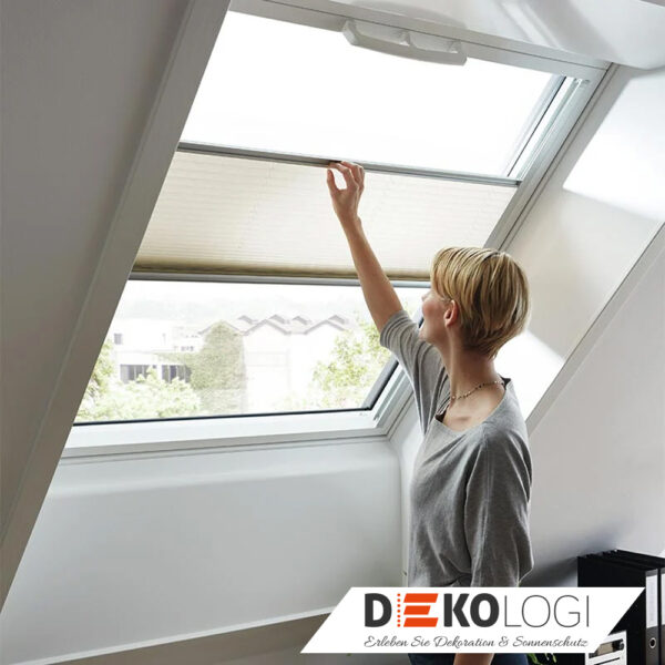 Roto Faltrollo Plissee ZFA Plissee mit Schienen