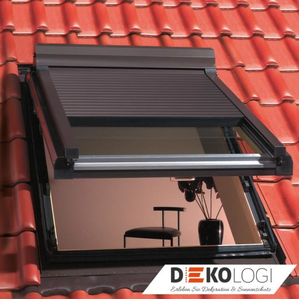 Rollladen ZRO Original RotoAußenrollladen Außenjalousie Solar Funk Elektrisch manuell 54
