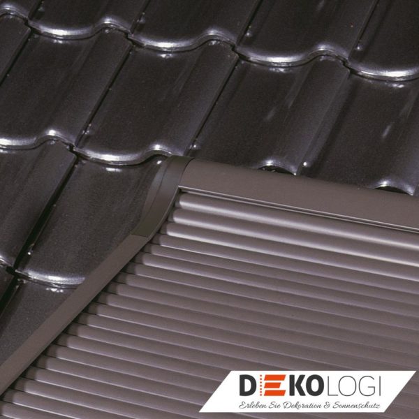 Rollladenpanzer der Roto Lamellen in dunkel