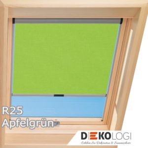 R25 Apfelgrün Roto Sichtschutzrollo Original ZRE