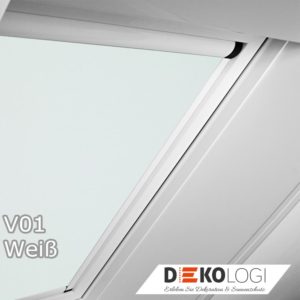 Original Roto Verdunkelungsrollo weiß ZRVM mit Schienen
