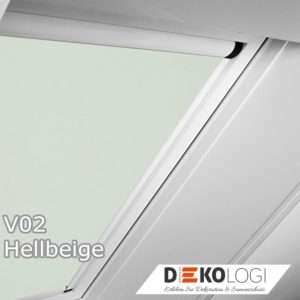 Original Dachfenster Zubehör in V02 Hellbeige zur Verdunkelung