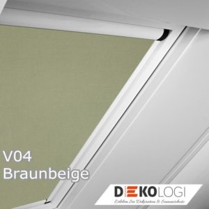 Roto Verdunkelungsrollo ZRVM in V04 Braunbeige