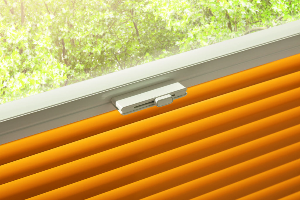 Jalousie mit Wendefunktion gelb