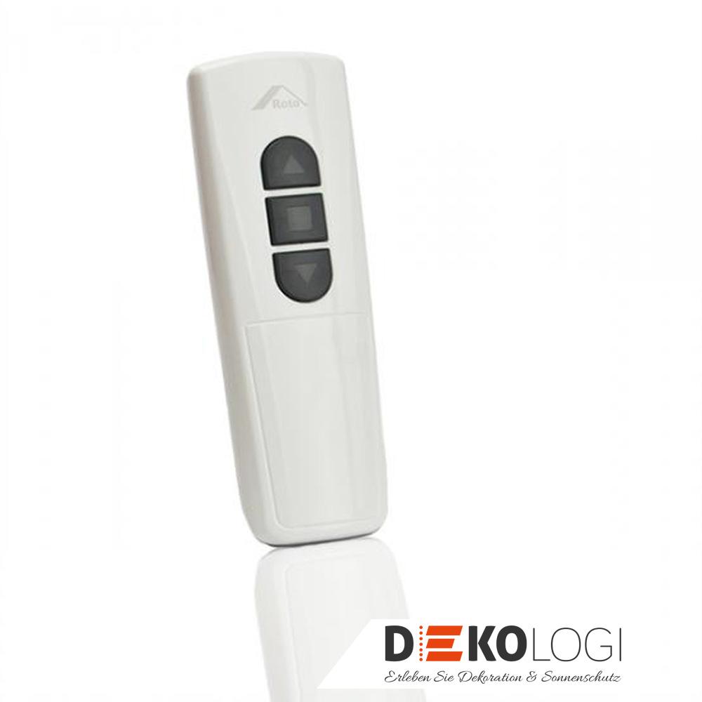 Original Roto Handsender 1-Kanal Weiß