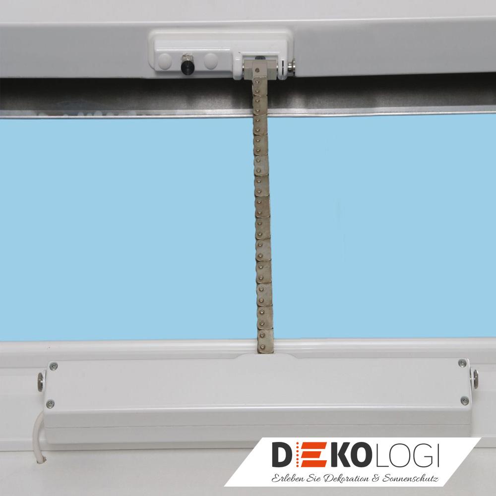 Roto Designo Motorantrieb 26,5 cm verdeckt unten 24 V R8 Kunststoff