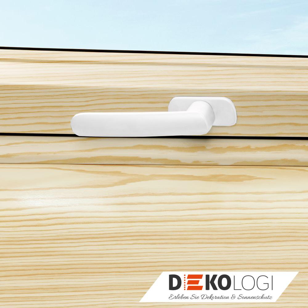 Original Roto Griff in Weiß für R6, R8 Holz