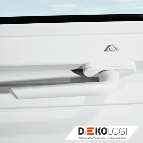 Roto Griff in Weiß für R4, R7, R3 Kunststoff / ZUB GRF R4R7_ WHITE CLEAN