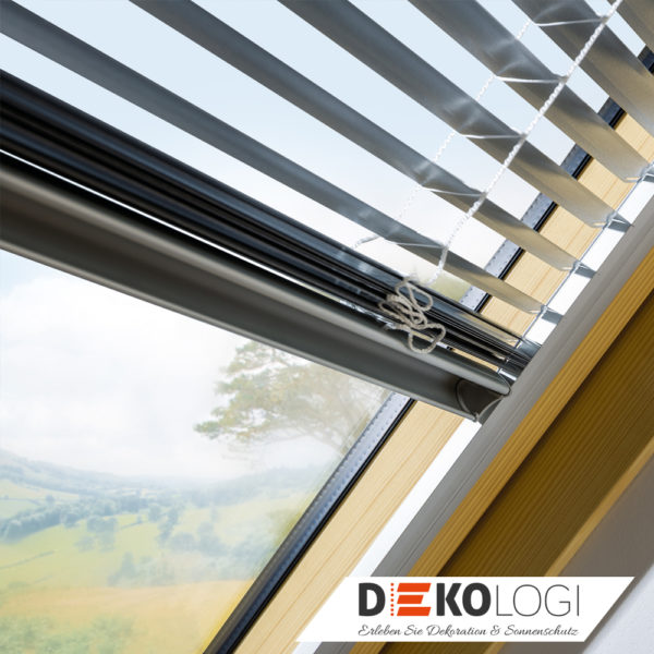 Lamellenfarbe silber Jalousie