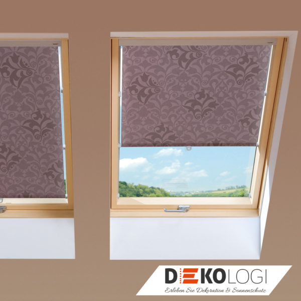 Fakro Sichtschutzrollo mit Haltekrallen