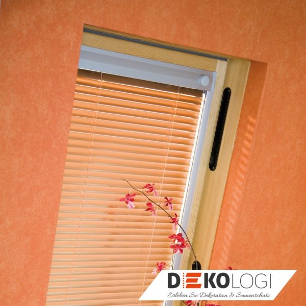 Dachfensterjalousie Oberkopf Orange