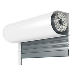 Vorbaurollladen Querschnitt weiß