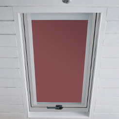 Dakstra Rollo mit Schienen rot