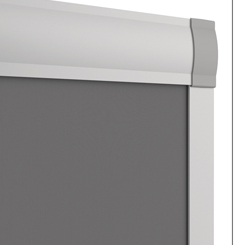 Rooflite Rollo mit Schienen grau
