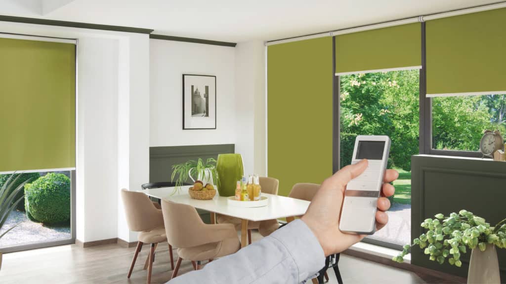 E-Rollo Homematic IP Akkurollo Raumbild