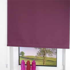 Standard Seitenzugrollo in lila