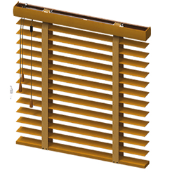 Holz Jalousie 70mm Produktbild