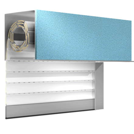 Fenster Außen mit Blende für Fassade