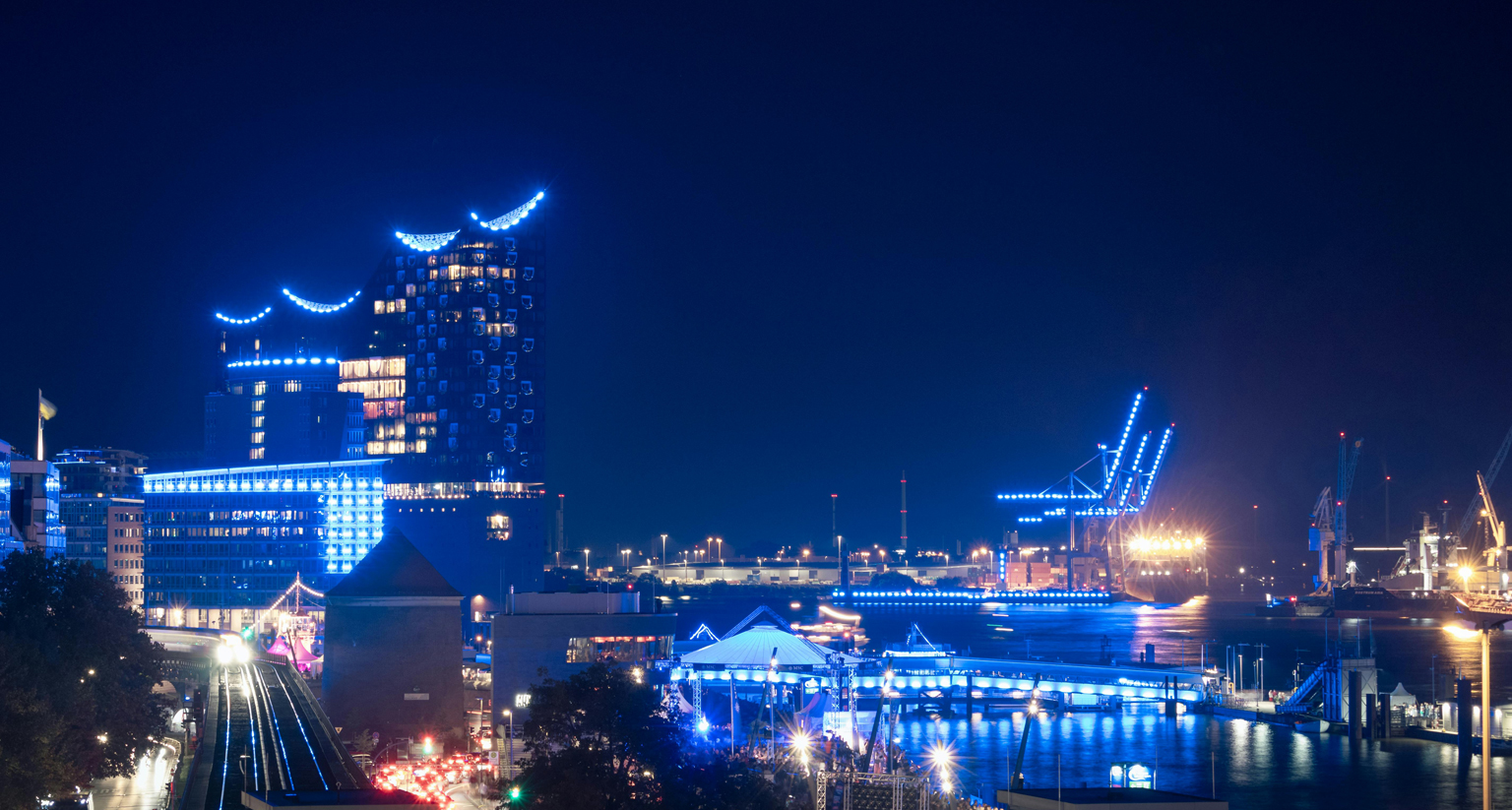 Hamburg Ausmessen große Fenster bodentiefe Plissee Wintergarten