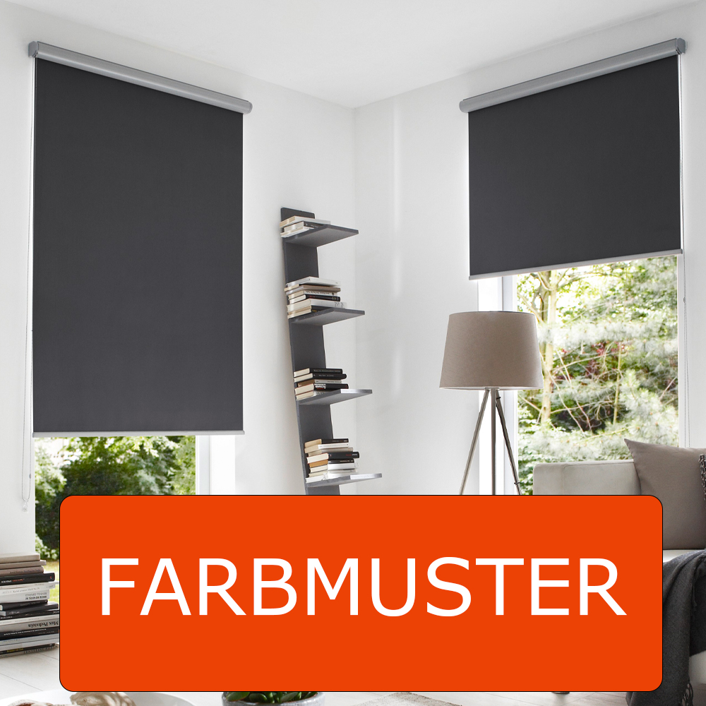 Farbmuster für Rollos bestellen
