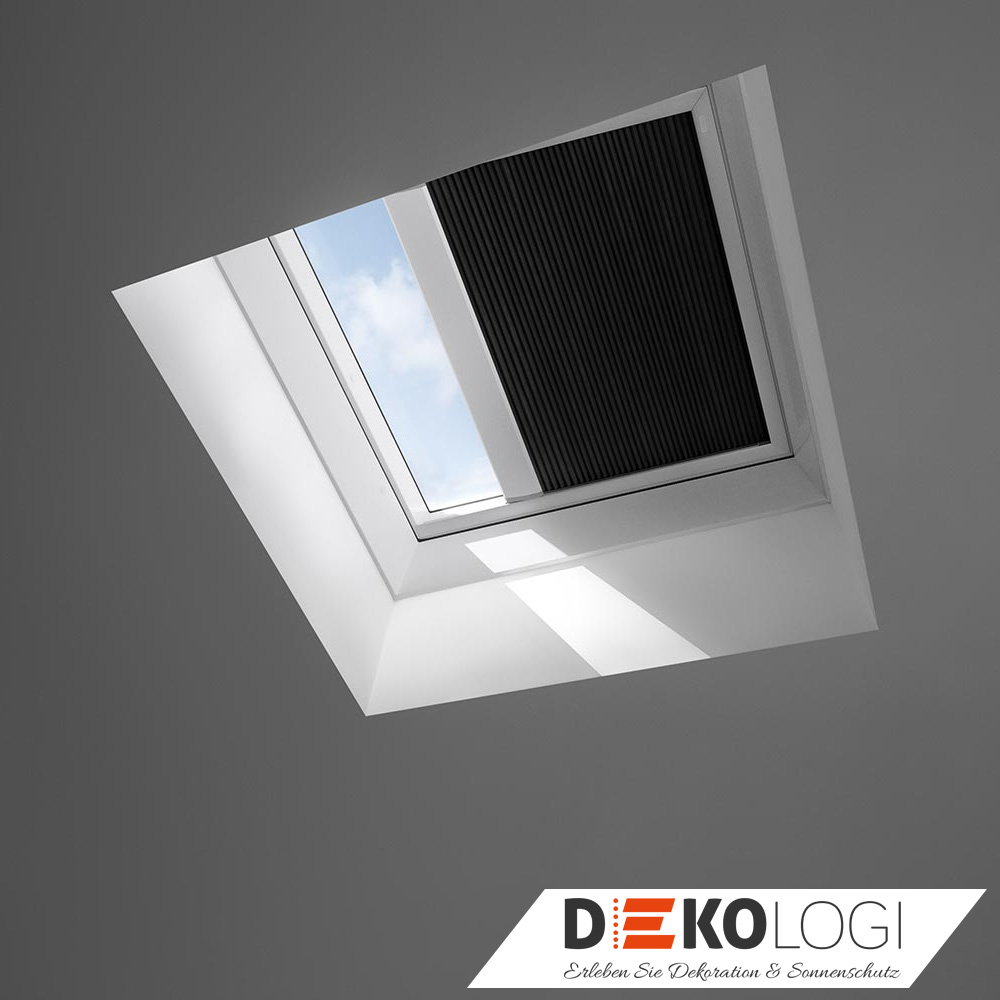 VELUX Wabenplissee Solarbetrieben für Flachdach-Fenster CFP, CVP