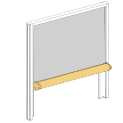 Nanorollo Modell V1 mit Schiene