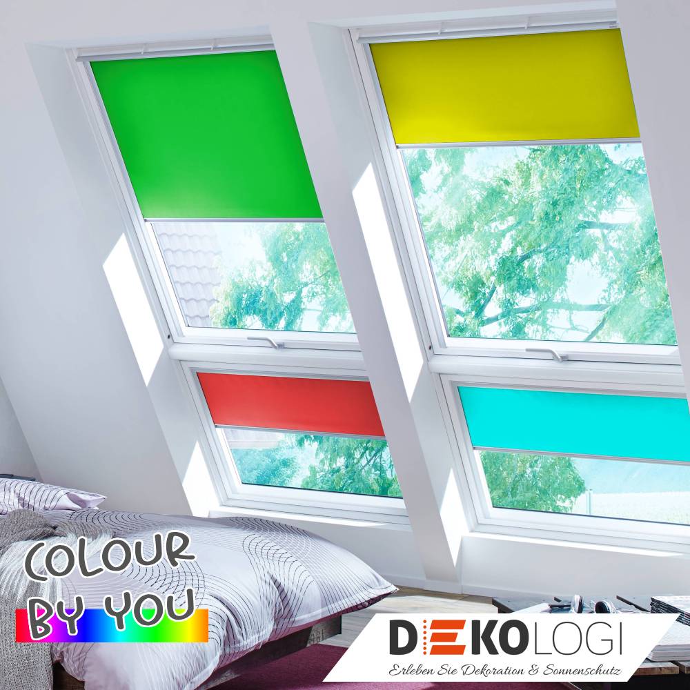 Velux Verdunkelungsrollo nach RAL oder NCS